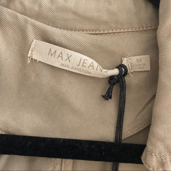 NWT Max Jeans Trench Coat - Picture 9 of 11